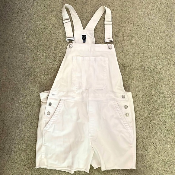 GAP Jeans Never Worn Gap Size Large White Overalls Poshmark